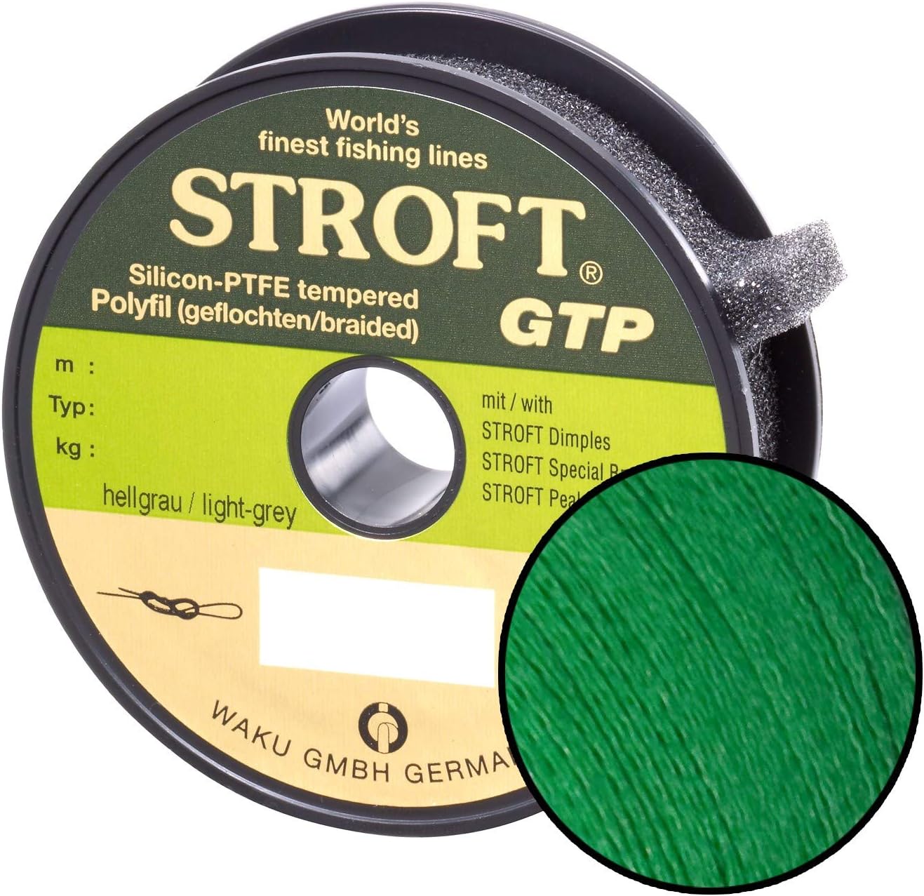 WAKU Line STROFT GTP Type R Braided 100m green