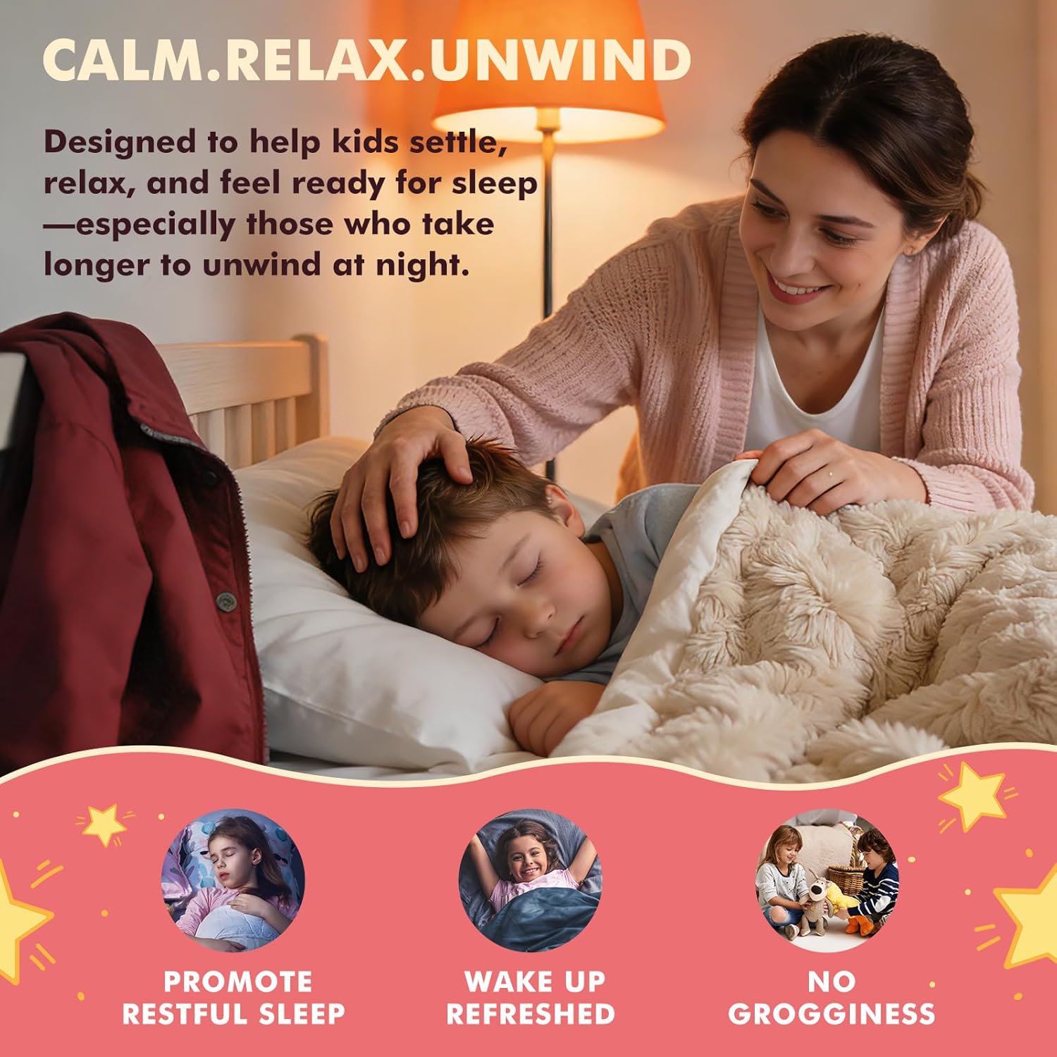 Magnesium Glycinate Liquid Drops for Kids 4+, Magnesium Glycinate 100/200 mg for Sleep, Relaxation & Calm Support, 11 in 1 Natural Gentle Sleep Aid for Kids, Sugar Free Strawberry Flavor, 2 Fl Oz - Image 5