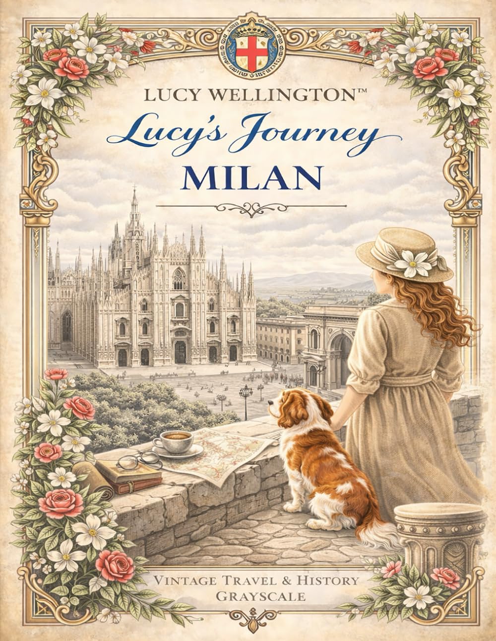 Lucy´s Journey - Milan: A Dark Academia Inspired Vintage Travel Coloring Book – Cozy Nostalgia for Adults (Lucy Wellington)