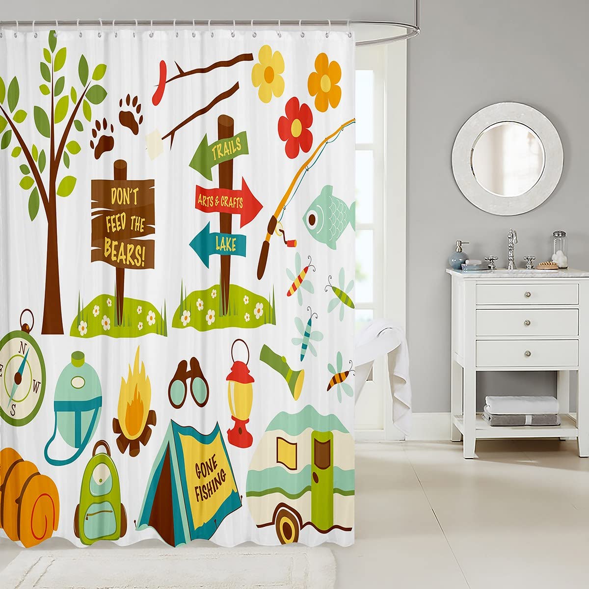 Tenda da doccia in tessuto viola da campeggio, ideale per bambini, ragazzi, ragazze, furgoni, camper, cabina geometrica, motivo scozzese, impermeabile, con 12 ganci, 170 x 178 cm