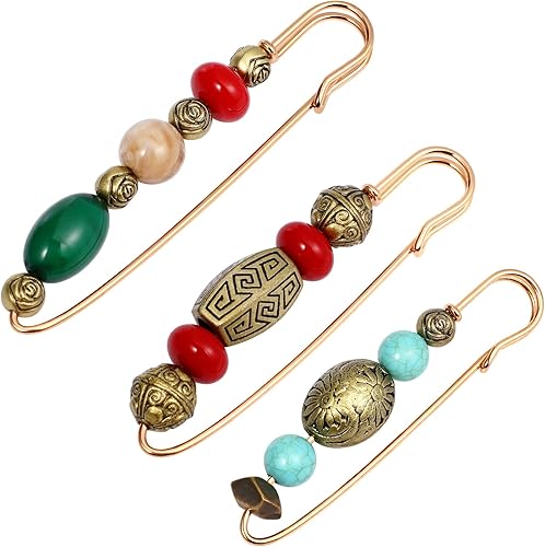 ABOOFAN Conjunto de broche de perlas, suéter, chal, cintura, pantalones, extensor, suéter de seguridad, chal, broche vintage para mujer, ropa,