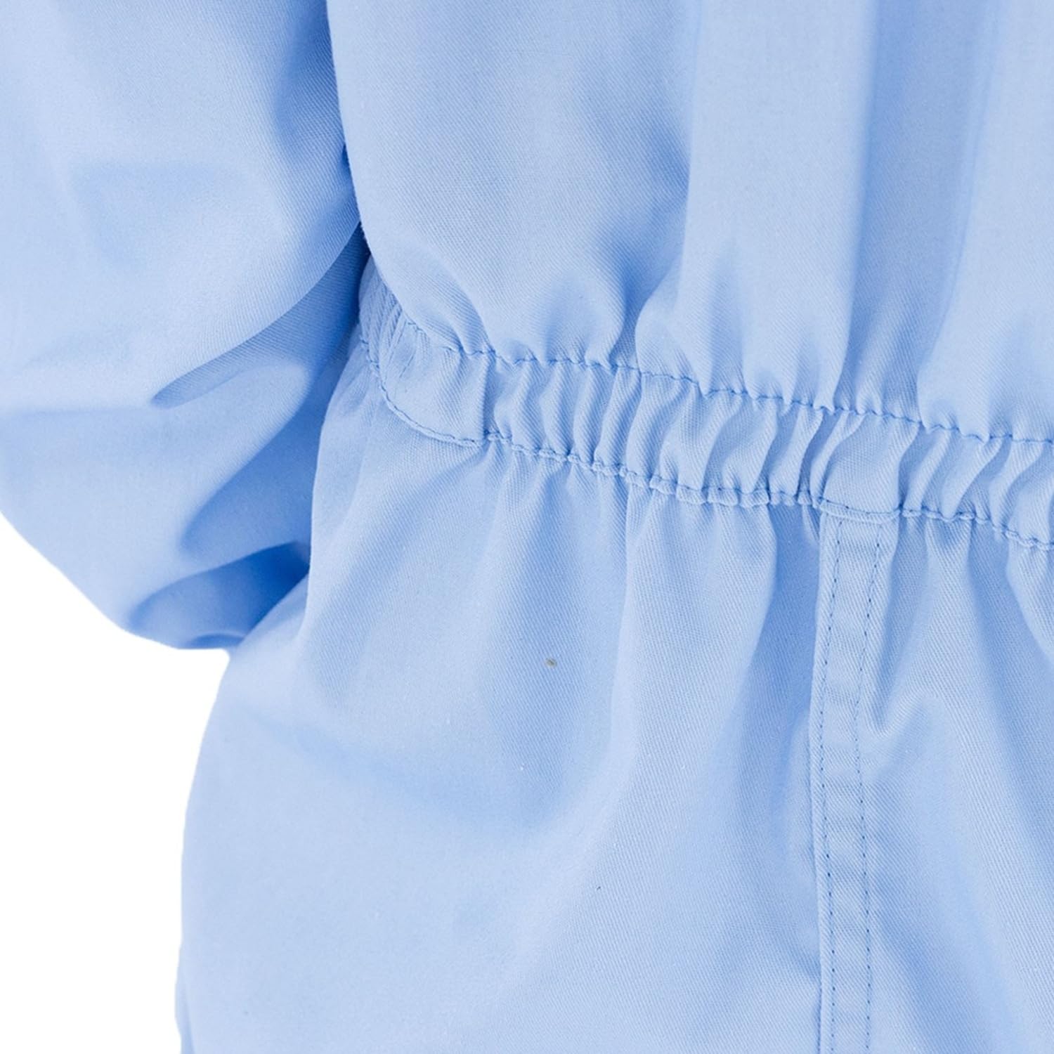 LYSON Kinderanzug mit abnehmbaren Hut Kinderoverall mit Schleier Kinderimkeranzug Schutzkleidung für Kinder, Imker Anzug Imkeranzug Schutz vor Bienen Blau Grösse 152