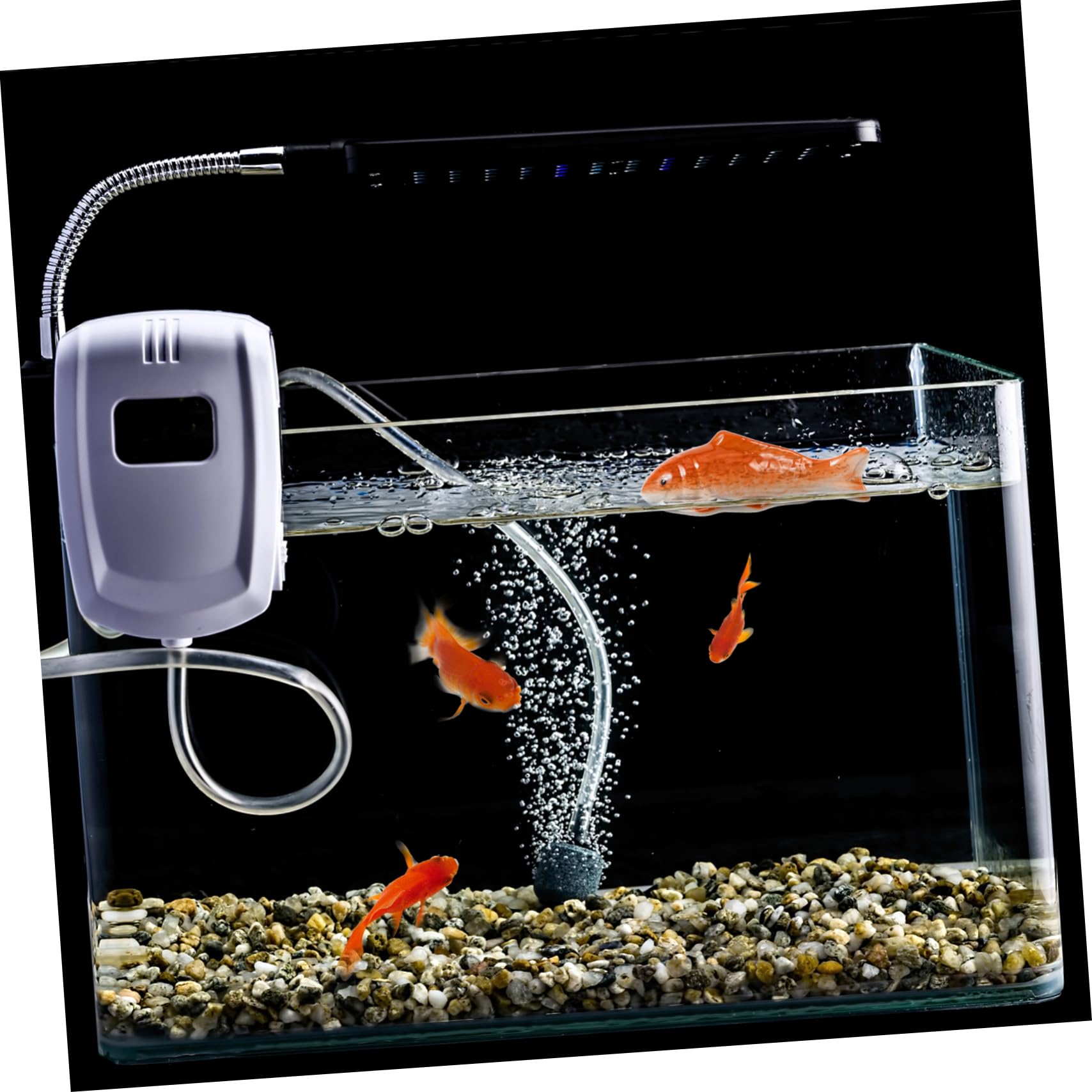 Cabilock 5 Piezas Decoración de pecera de cerámica. koi Flotante estatuilla Decorativa de Pescado Decoración de peceras Adorno de Acuario Decoraciones de Ranas Animal Adornos