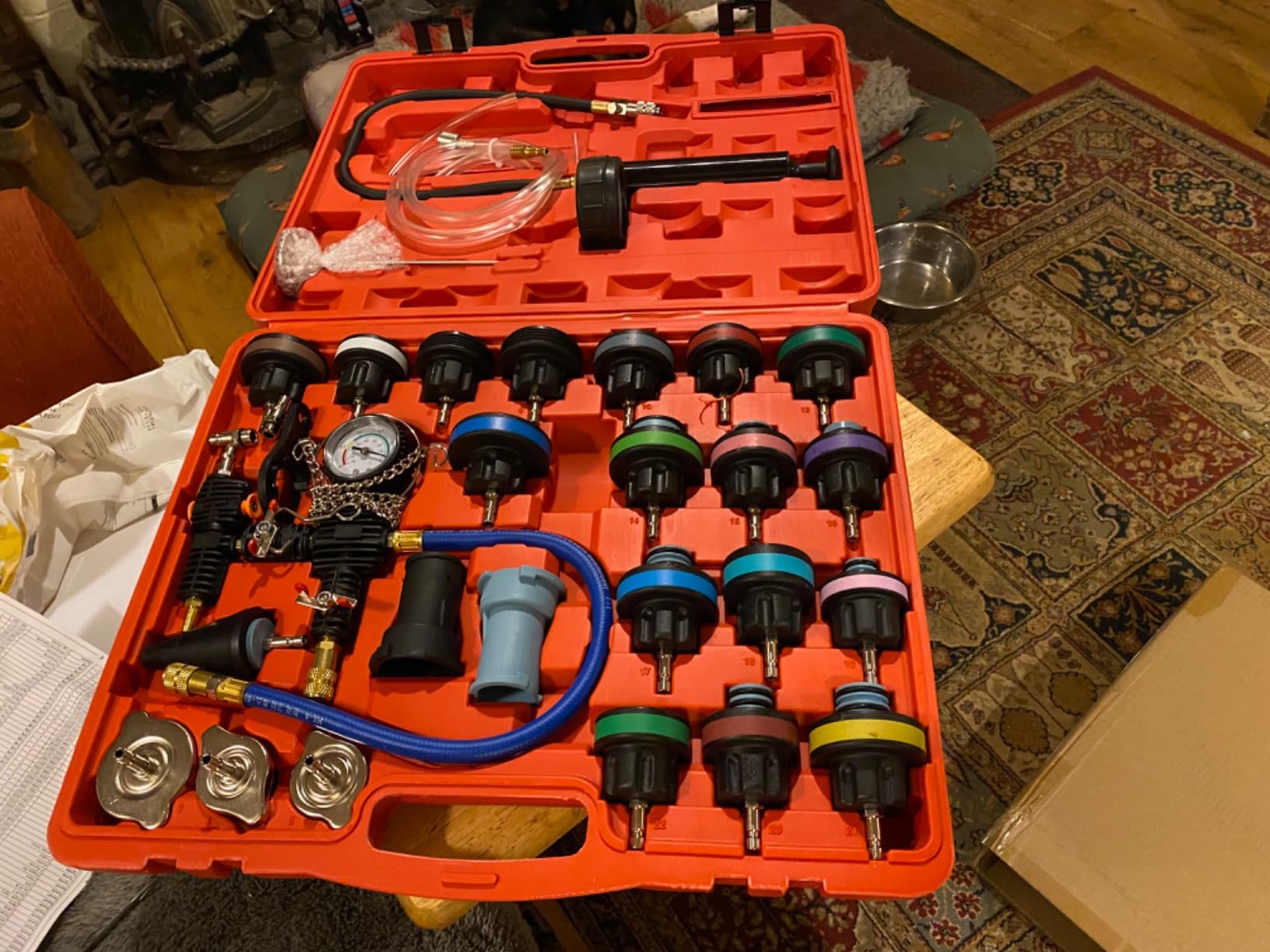 DAYUAN 18-Piece Cooling System Tester Radiator Pressure Tester - View #10