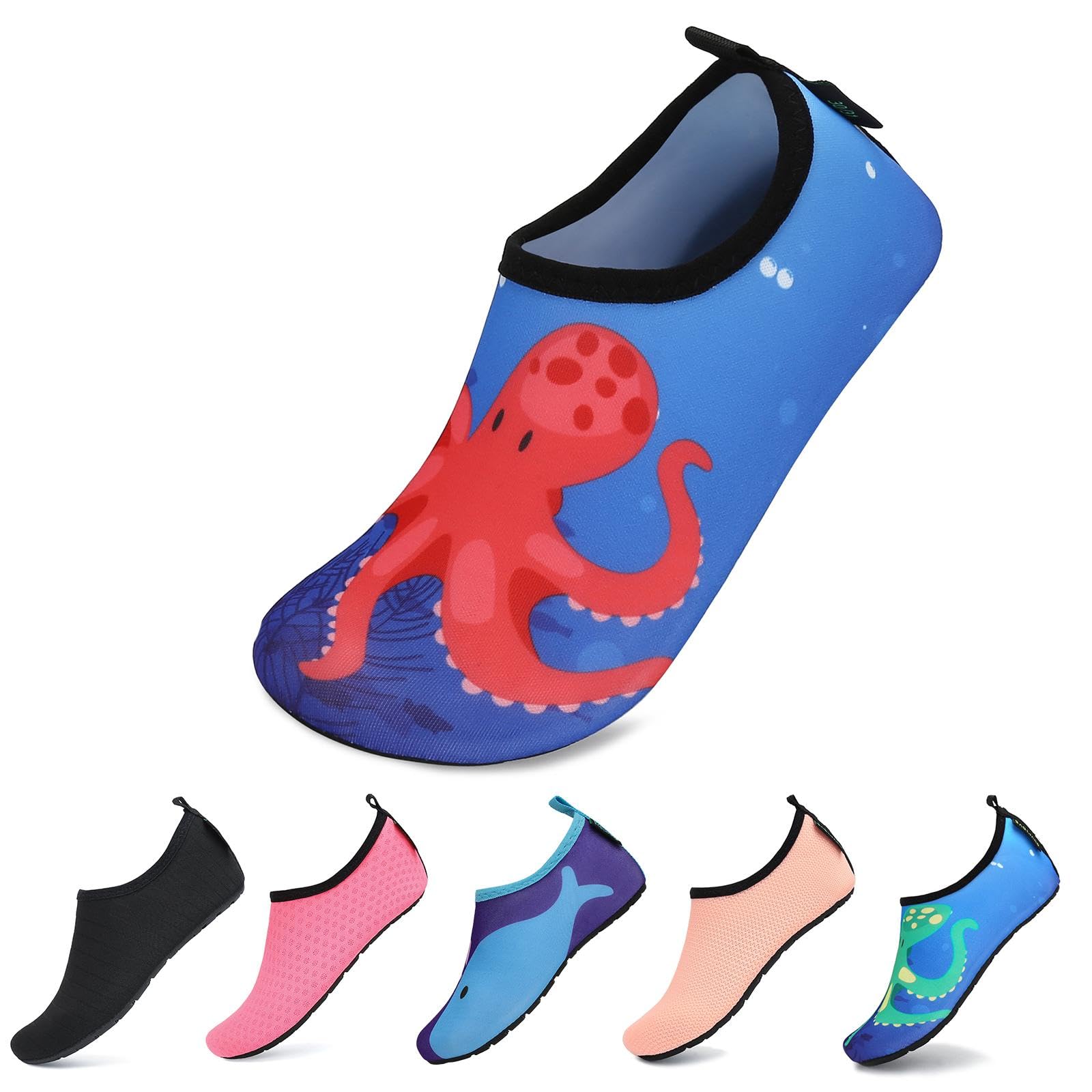 SAGUARO Zapatos de Agua NiƱos Verano Secado RƔpido Aqua Calzado Ligeros Transpirable Zapatillas Snorkel Bucear Swim Piscina Playa Yoga