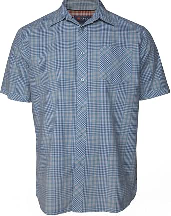 Amazon.com: Cova Two Harbors Marina Blue Mens Button Down Shirt Medium
