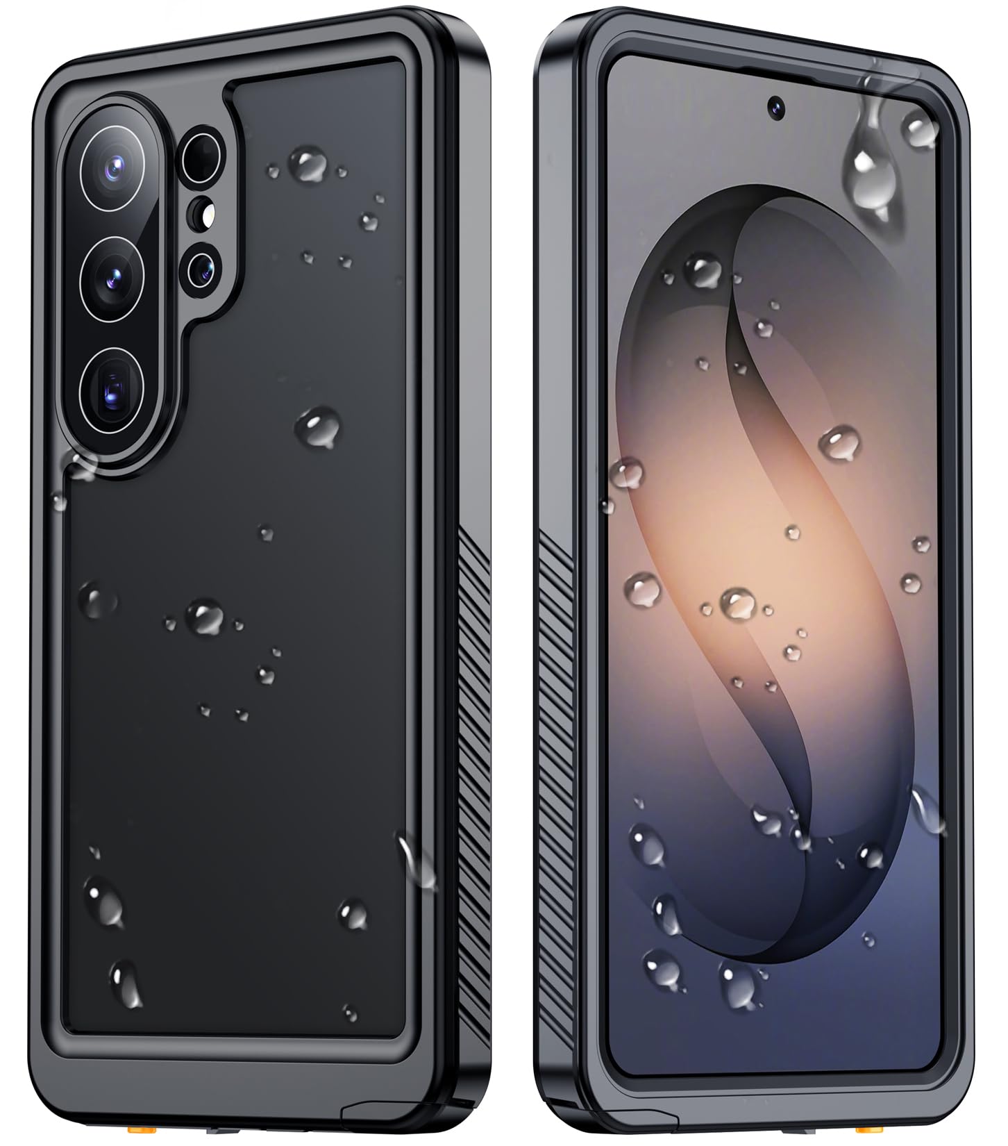 Temdan Designed for Samsung Galaxy S26 Ultra Case Waterproof, Black