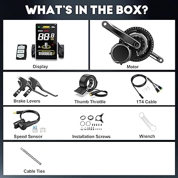 Varstrom Tong-Sheng TSDZ8 Mid Motor : 2024 New 48V 750W Mid