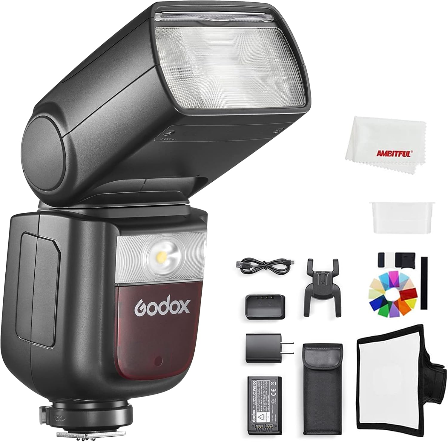 Suреr Chеар 🛒 Godox V860III-N Speedlite Light,I-TTL ll autoflash and Manual Flash, 2.4G High-Speed Sync,7.2V/2600mAh Li-ion Battery Camera Flash Speedlite Light Compatible for Nikon Cameras