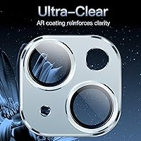 Vista 6 de JETech Protector de lente de cámara para iPhone 15 de 6.1 pulgadas y iPhone 15 Plus de 6.7 pulgadas, cobertura completa, cubierta de anillo