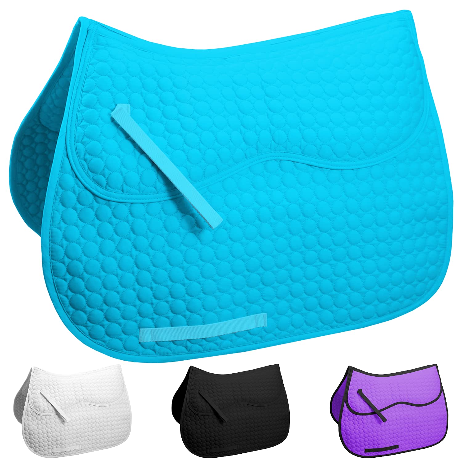 Derby OriginalsExtra Comfort All Purpose English Saddle Pad with Removable Memory Foam