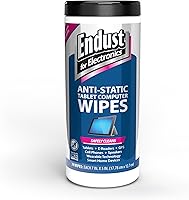 Vista 1 de Endust For Electronics Toallitas limpiadoras de pantalla, toallitas para limpieza de superficies electrónicas, para tableta, lector electrónico