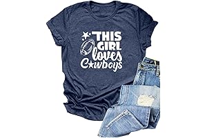 Vintage Football Shirt: The Perfect Sunday Funday Top for Cowgirl Fans