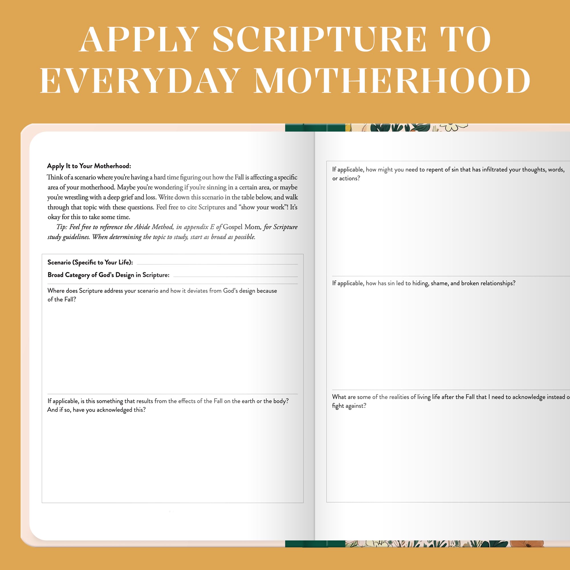 Becoming a Gospel Mom: A Workbook for Intentional Growth and Reflection