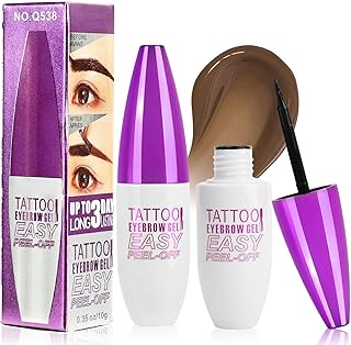 2 unidades de gel para cejas de tatuaje fácil...