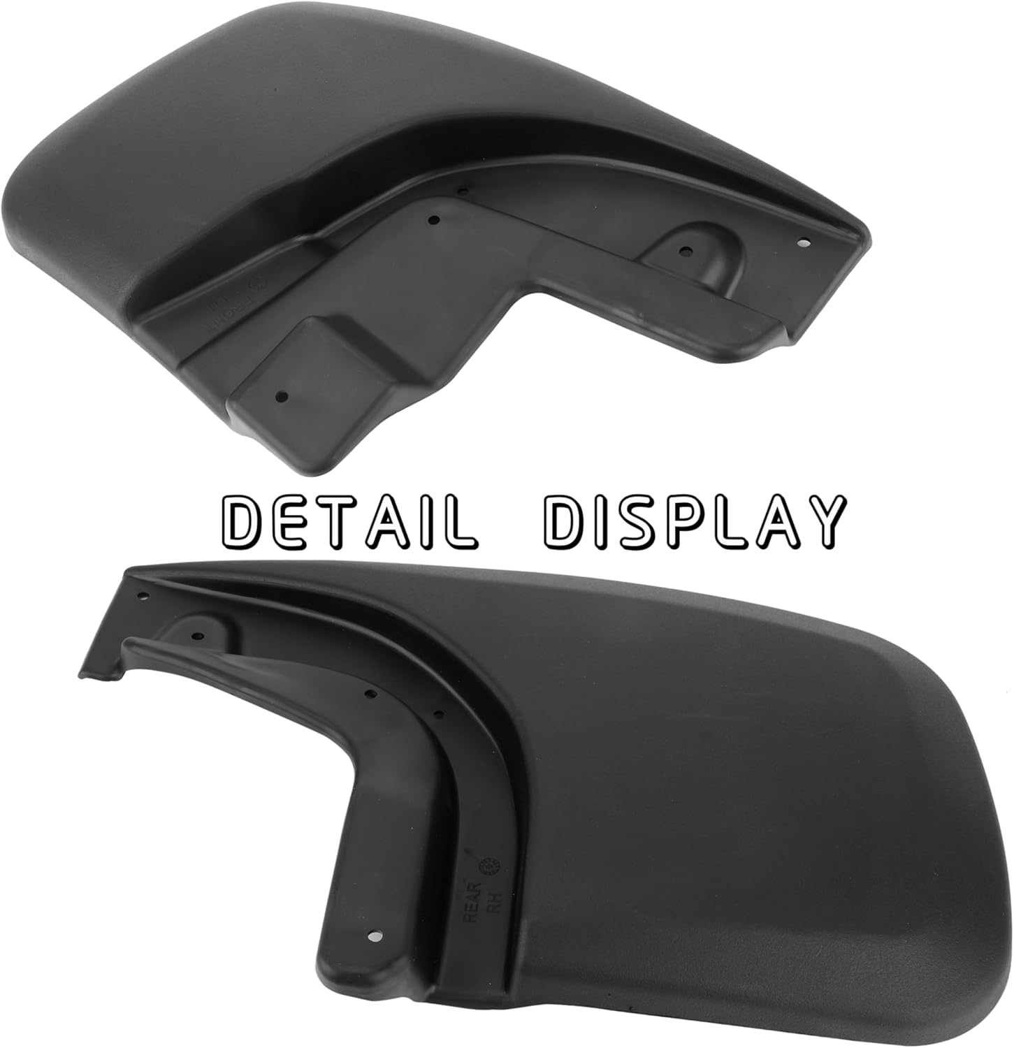 Mud Guard fit for Toyota Tacoma Pickup 2005-2015, No Drilling Required Splash Guards Bendable Mud Guard for Car,Front & Rear 4PCS MudFlaps