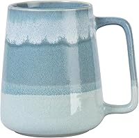 Vista 11 de Tazas de cerámica grandes de 24 oz, Tazas extra grandes para té y café, diseño de asa grande, taza de café grande para oficina y hogar, apta