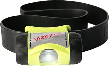 Underwater Kinetics 17010 F 65 lm 3AAA Vizion with Rubber Band - Yellow