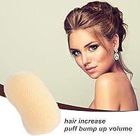 Vista 8 de Esponja para aumentar el volumen del cabello, almohadilla de esponja para el cabello con clip BB, práctica esponja para el cabello, fácil de usar