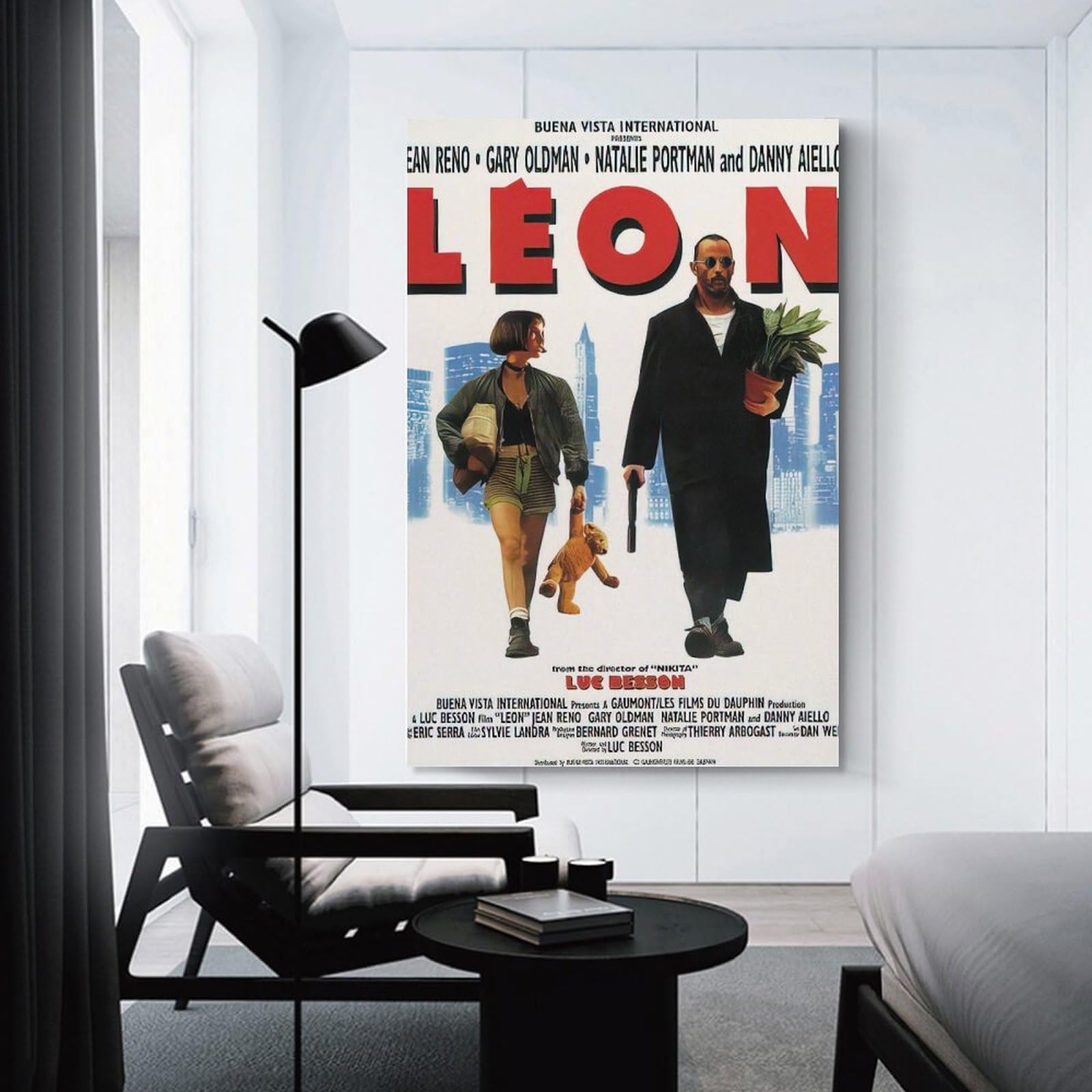 No.288フレーム付きキャンバスアート　映画ポスター　LEON インテリア絵画 No.288フレーム付きキャンバスアート 映画ポスター LEON
