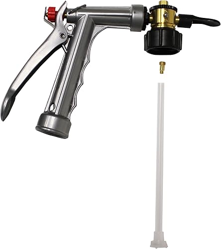 Miniatura 4 de Chapin International G364 Pulverizador profesional de extremo de manguera con dial medidor, blanco translúcido