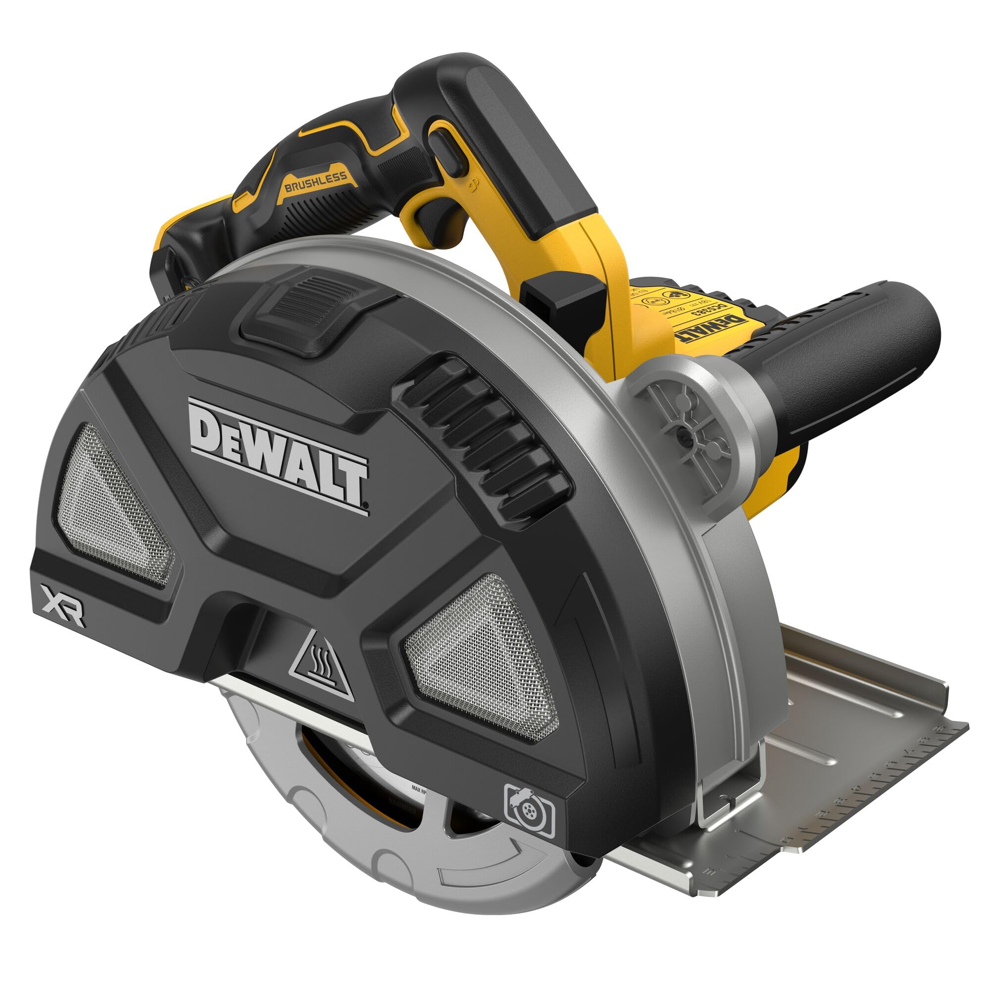 DEWALT Sierra Circular XR 18V para Corte de Metal, Motor sin Escobillas, Disco de 184mm, No incluye Batería ni Cargador, DCS383N-XJ