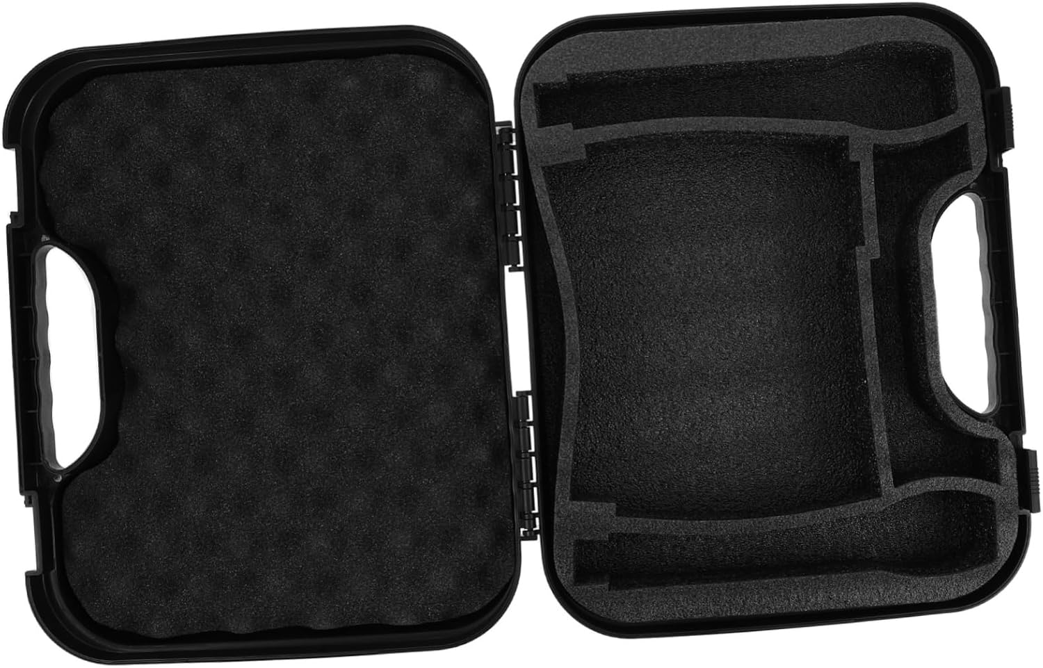 Yardwe Portable Microphone Carry Case with Shockproof for Studio Recording and Podcast Equipment Plastic Storage Box for Microphone Accessories and Cables