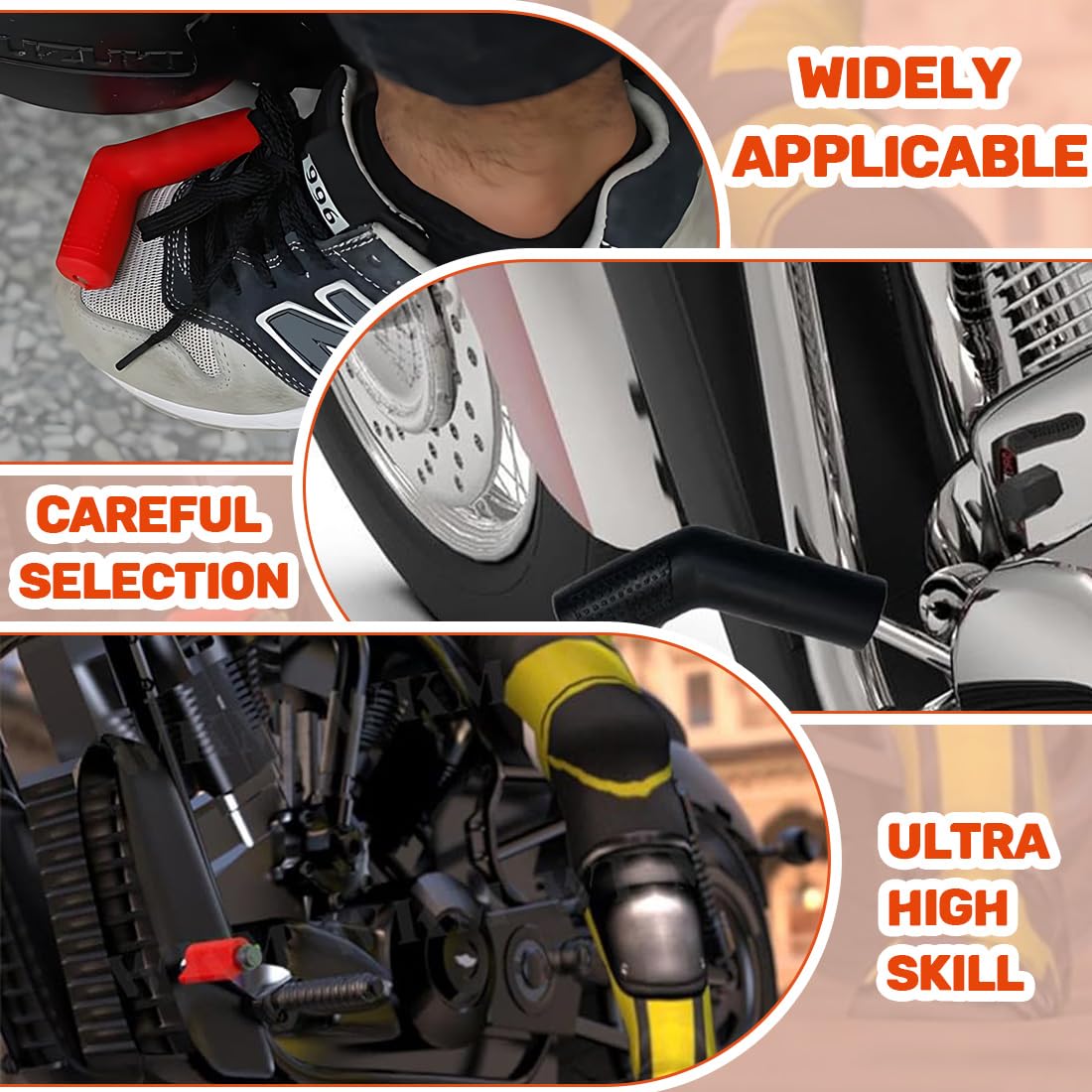 Protezione Copri Leva Cambio Moto Gomma Alta Qualità Accessori Motociclisti Pedalina Protezione Leva Cambio