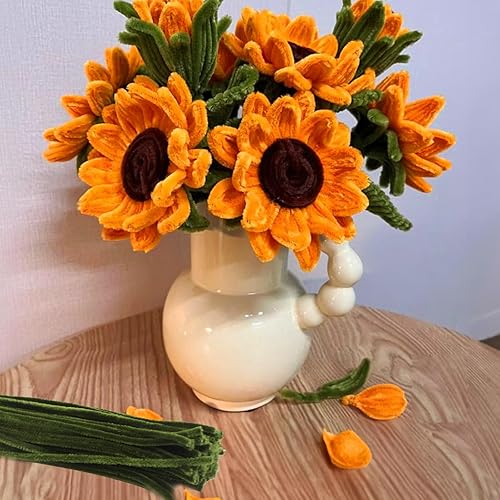 Miniatura 4 de jijAcraft 200 tallos de felpilla de Navidad, limpiadores de tuberías verde salvia para manualidades de bricolaje, 12 pulgadas, vástago de felpilla