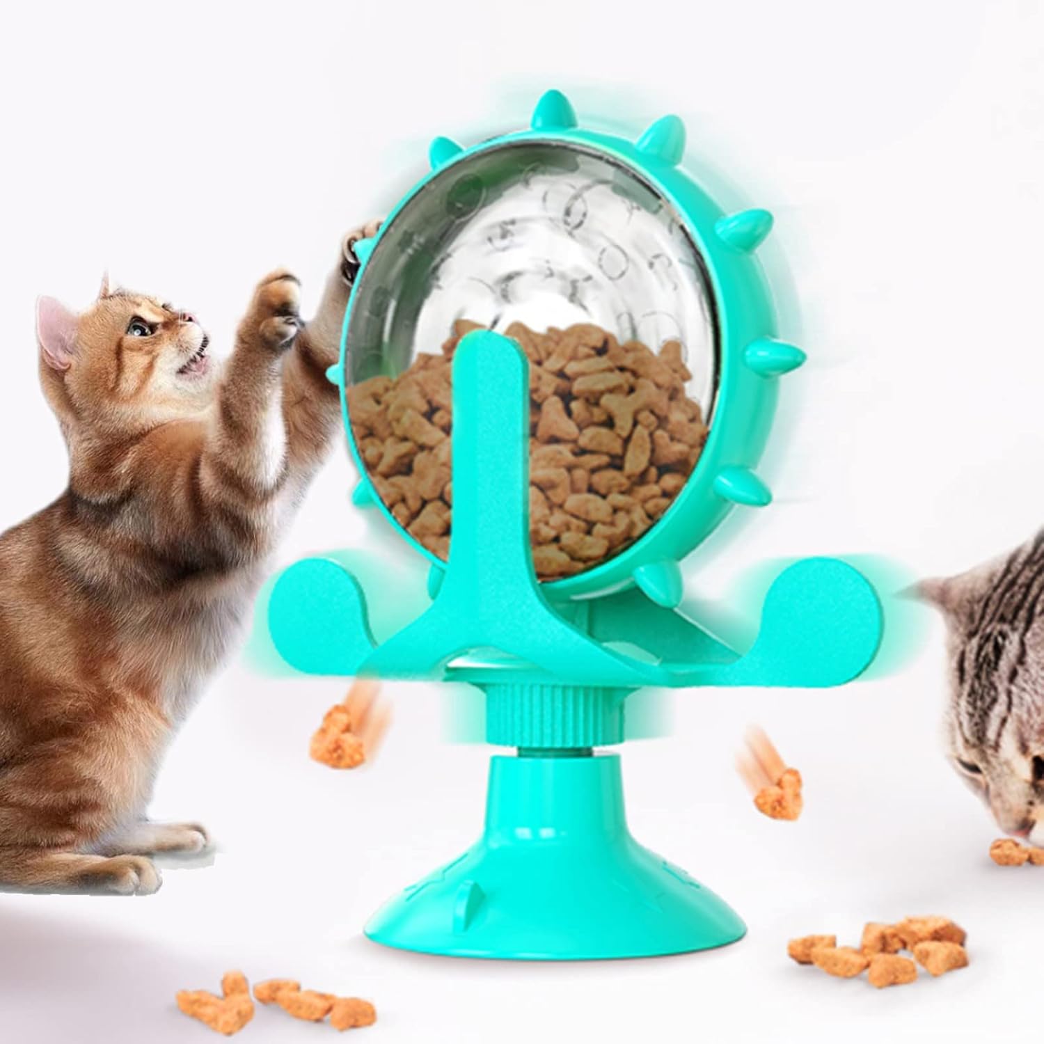 champions Windmill Cat Toy, Windmill Leaking Food Toy