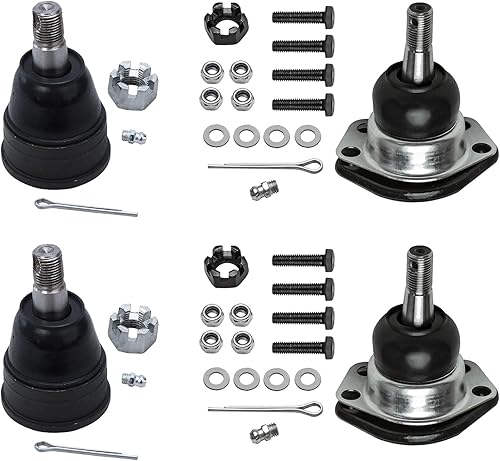 Miniatura 9 de Detroit Axle - Conjunto de juntas esféricas delanteras de 4 piezas para Dodge Ram 2500 3500 2003-2013, 2004 2005 2006 2007 2008 2009 2010 2011 2012