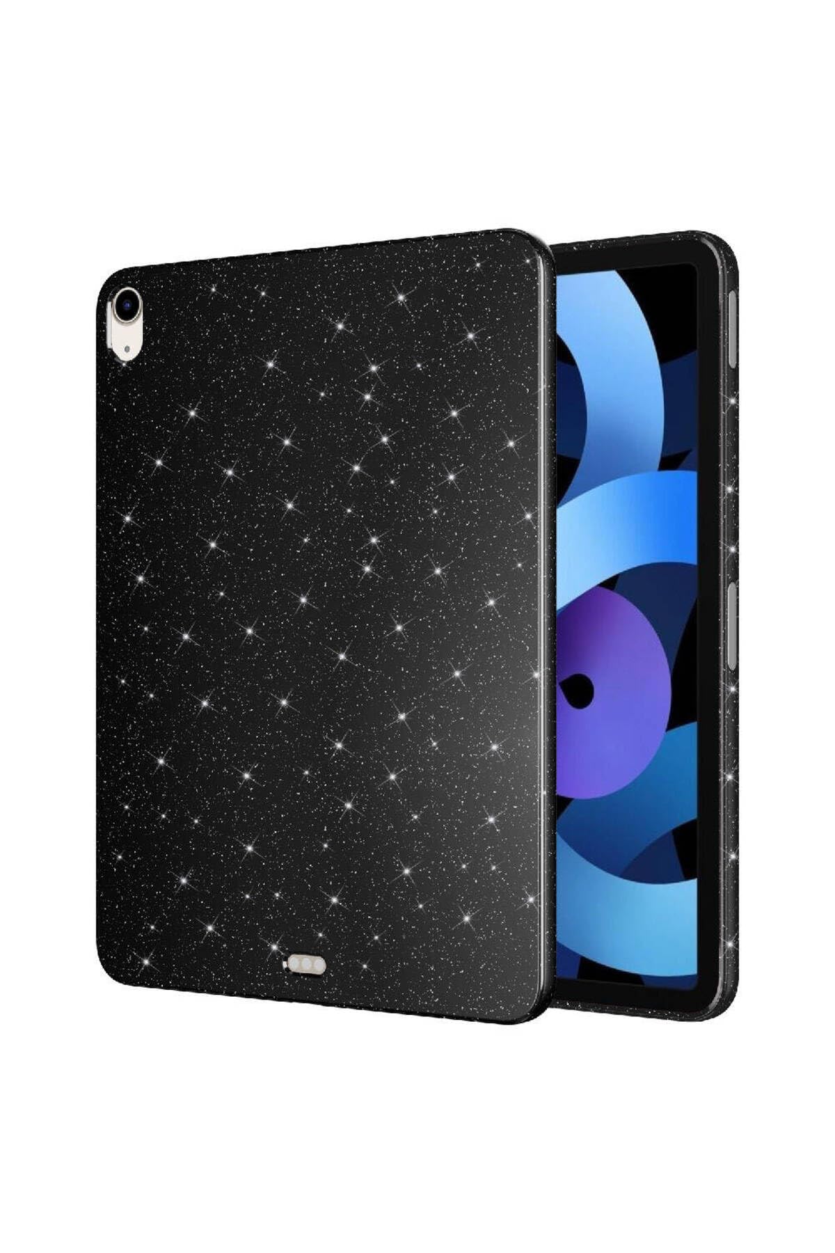 CONSTRAIN - iPad Air 11 2025 M3 Simli Parlak Görünümlü JoieCreatif Tablet Koton Kılıf - Pembe Koyu 3