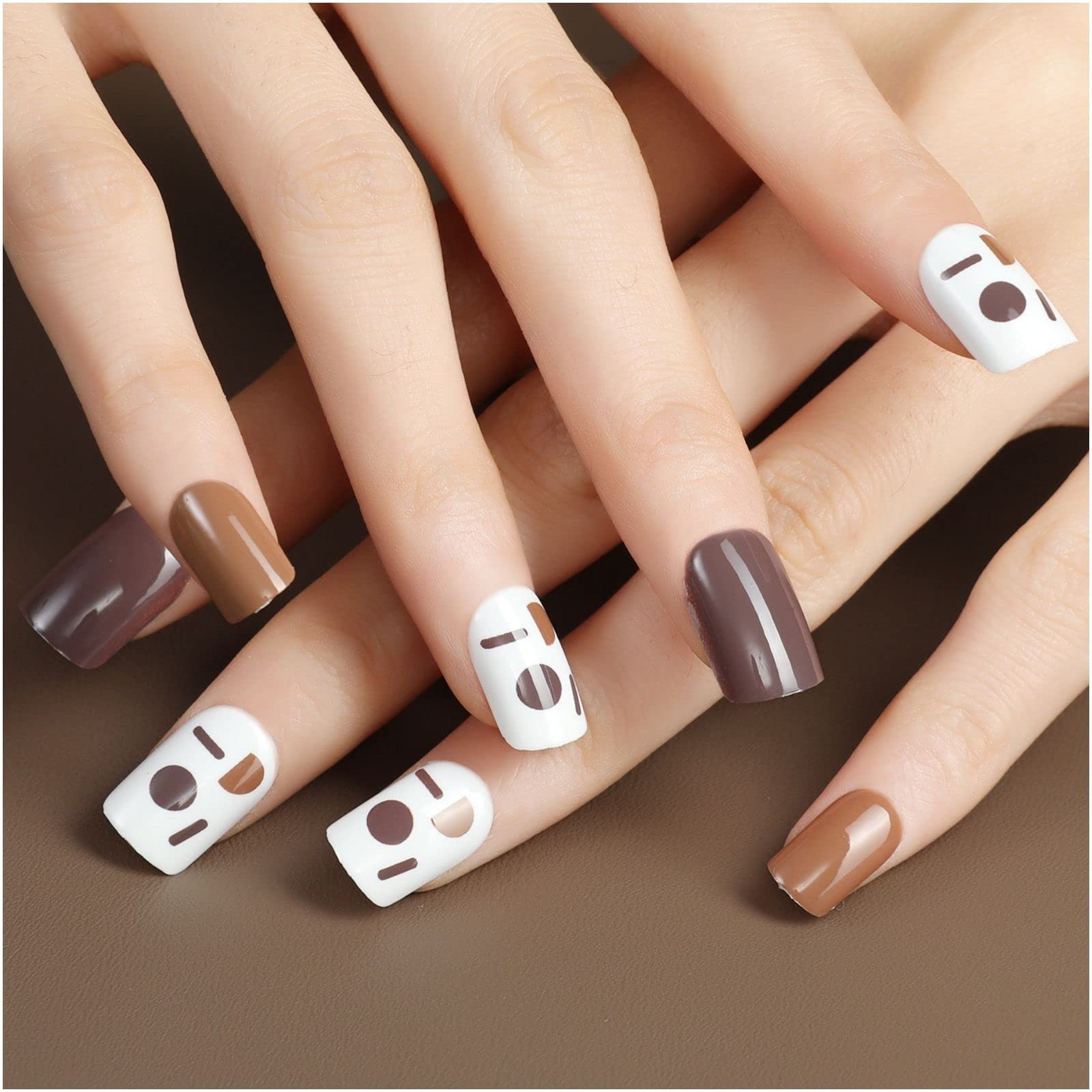 240 ピース ミディアム スクエア オーバル ネイルチップ Amazon | COLORBIRD ネイルチップ JOYME 24 スクエアオフ 24枚