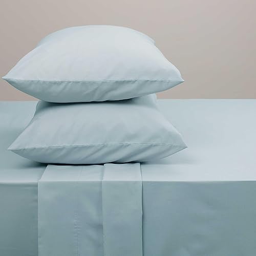 Miniatura 4 de Color Remedy Juego de sábanas tamaño Queen de 200 hilos 100% algodón rico de 4 piezas, 1 sábana bajera, 1 sábana encimera, 2 fundas de almohada,