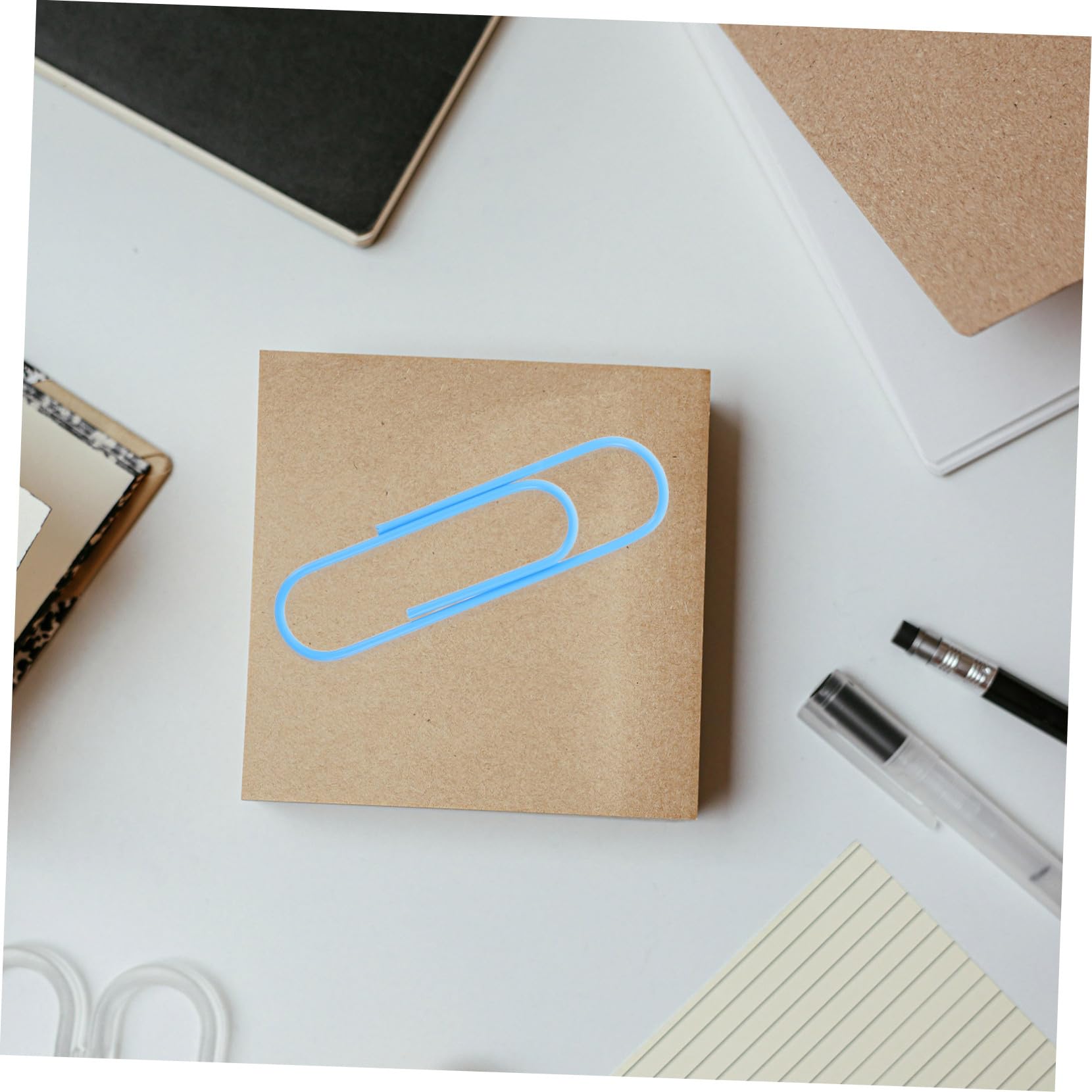 Graffette da Ufficio 100 Pezzi 10cm in Metallo Blu | Fermagli per Fogli, Clip di Pagina Riutilizzabili, Soluzione Pratica per Scuola e Studio