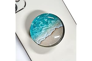 Crystal Clear Collapsible Button Phone Holder: Enhancing Your Mobile Experience