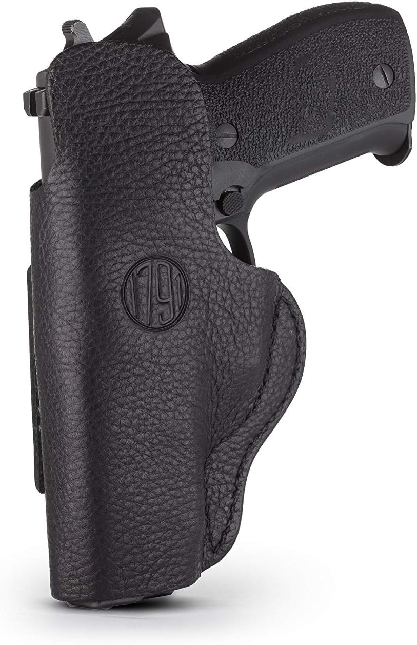 1791 GunLeather Premium Leather P226 Holster - IWB CCW Leather Gun Holster - Right Handed - Fits Sig P226, P229, P228, P239, P220