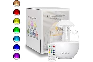 Cloud Humidifier with Realistic Rain System