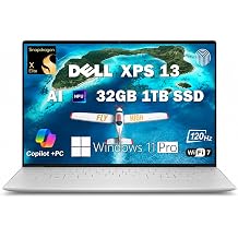 Dell XPS 13 Laptop, Snapdragon X Elite, 32GB LPDDR5X, 1T SSD