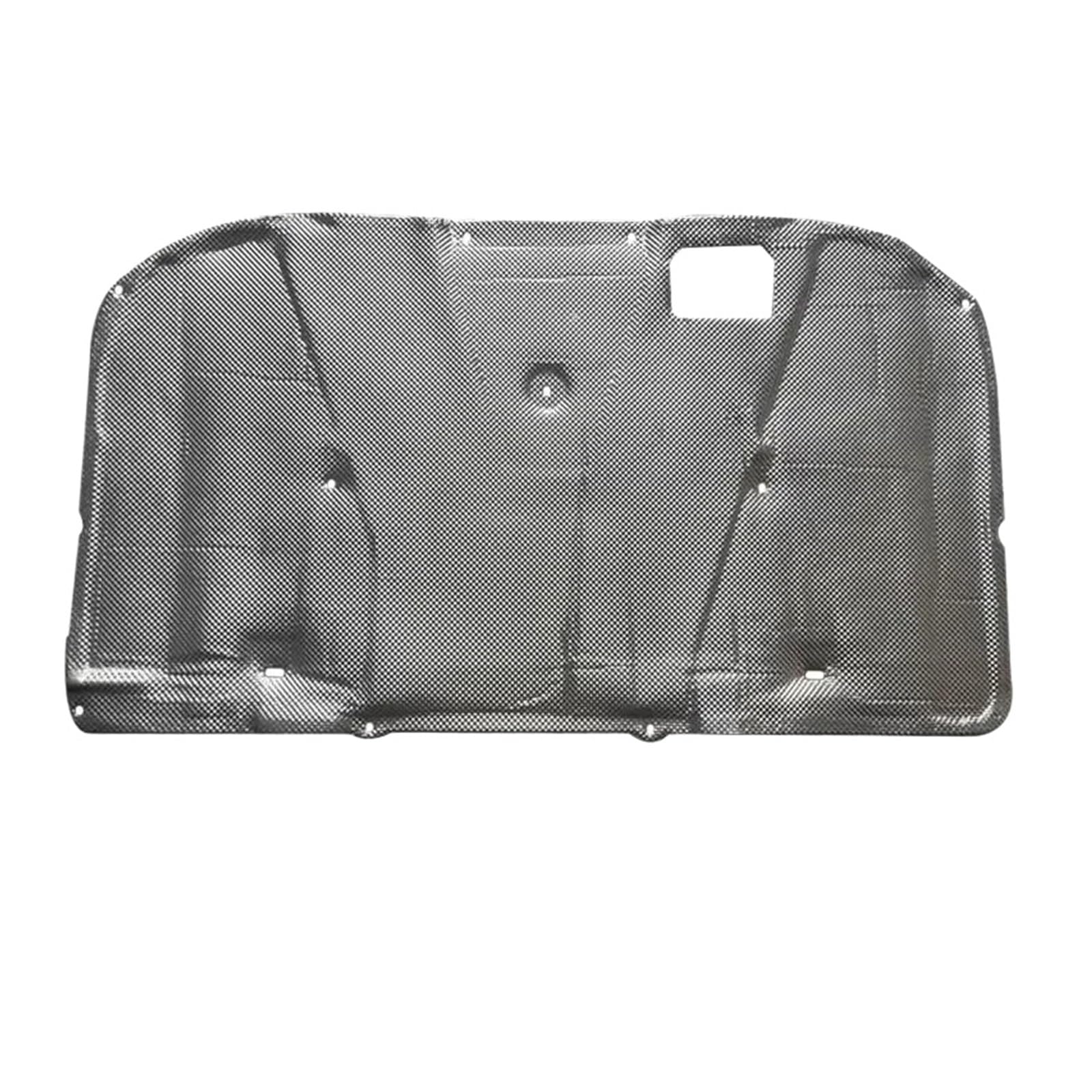 Qopuynh Single Sided Aluminu Heat Sound Insulation Cotton For Land For Cruiser For Prado 120 J120 2003-2009 Car Engine Hood Sound Pads Front Heat Insulation Cotton Fireproofs Accessories(Single Sided Aluminu)
