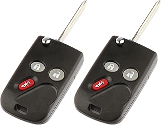 Flip Key Fob Keyless Entry Remote fits 2003-2006 Chevy Avalanche Equinox Silverado SSR Suburban Tahoe/GMC Sierra Yukon/Hummer H2 / Pontiac Torrent/Saturn Vue (LHJ011), Set of 2 - coolthings.us
