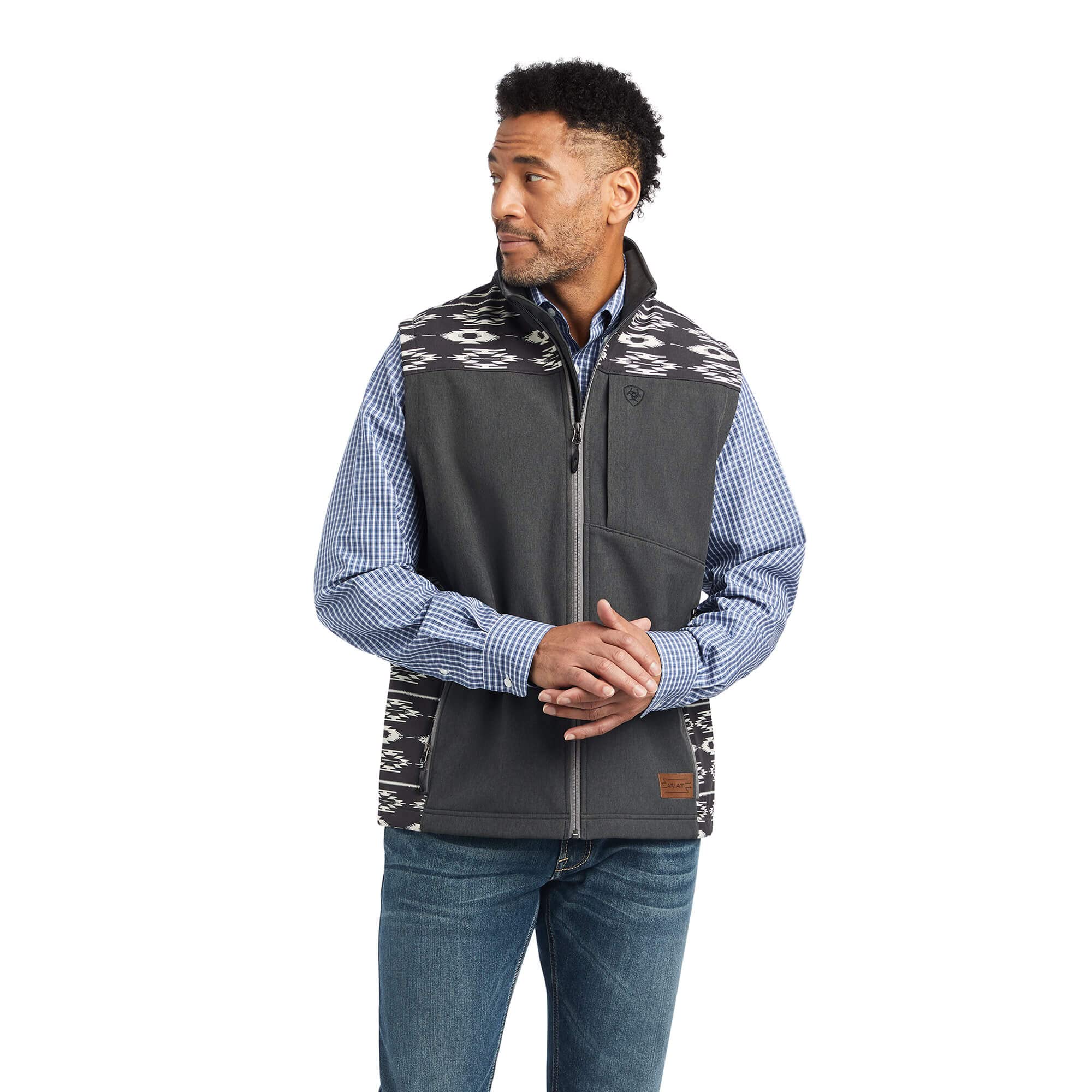 ARIAT Vernon 2.0 Chimayo Softshell Vest Charcoal MD
