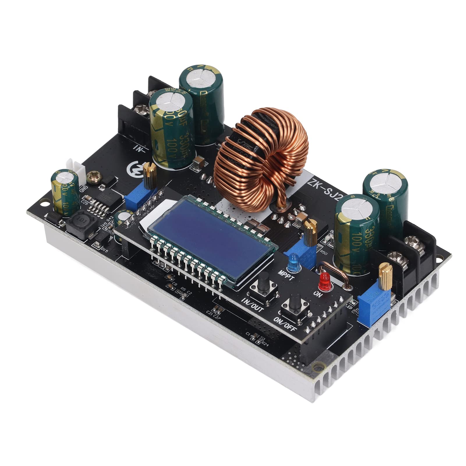 Modulo Boost, modulo Boost regolabile Display LCD Auto Boost Converter Output DC1.4-79V, regolatore solare, convertitori di potenza