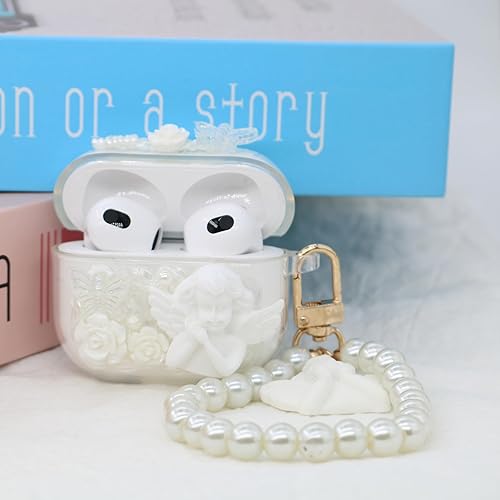 Miniatura 5 de Rose Angel - Funda para auriculares compatible con AirPod de 3 generación