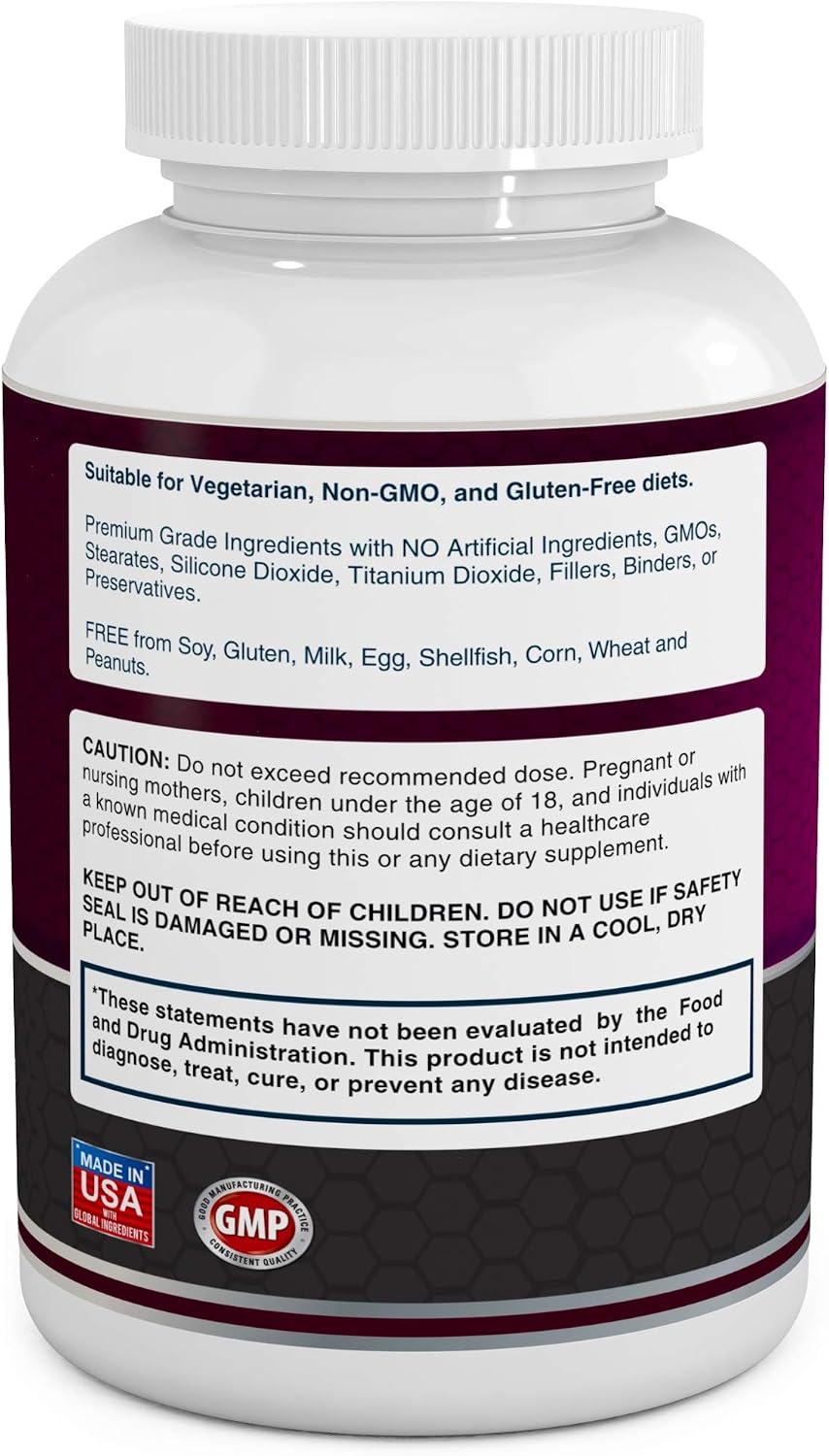Turmeric Curcumin Complex with Black Pepper Extract - 755mg per Capsule, 180 Veg. Caps - Contains Piperine (for Superior Absorption and Tumeric Bio-Availability) and 95% Standardized Curcuminoids