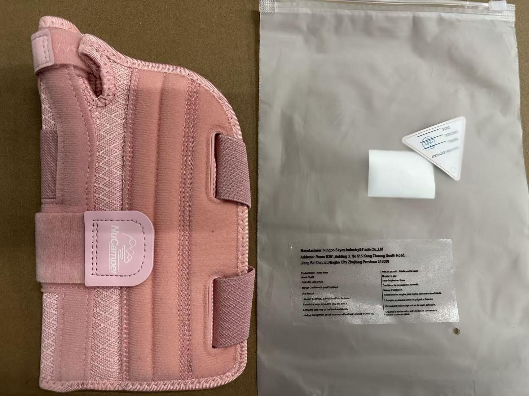 NuCamper Carpal Tunnel Wrist Brace with Thumb Support, Thumb Brace Spica Splint for Tendonitis, De Quervains Tenosynovitis, Trigger Thumb Splint Wrist Support for Men Women - 3