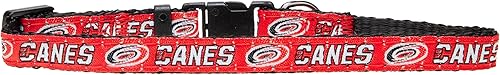 Miniatura 158 de Pets First Collar NHL para perros y gatos. Ajustable, lindo y elegante. ¡El mejor collar para fanáticos del hockey! Anaheim Ducks