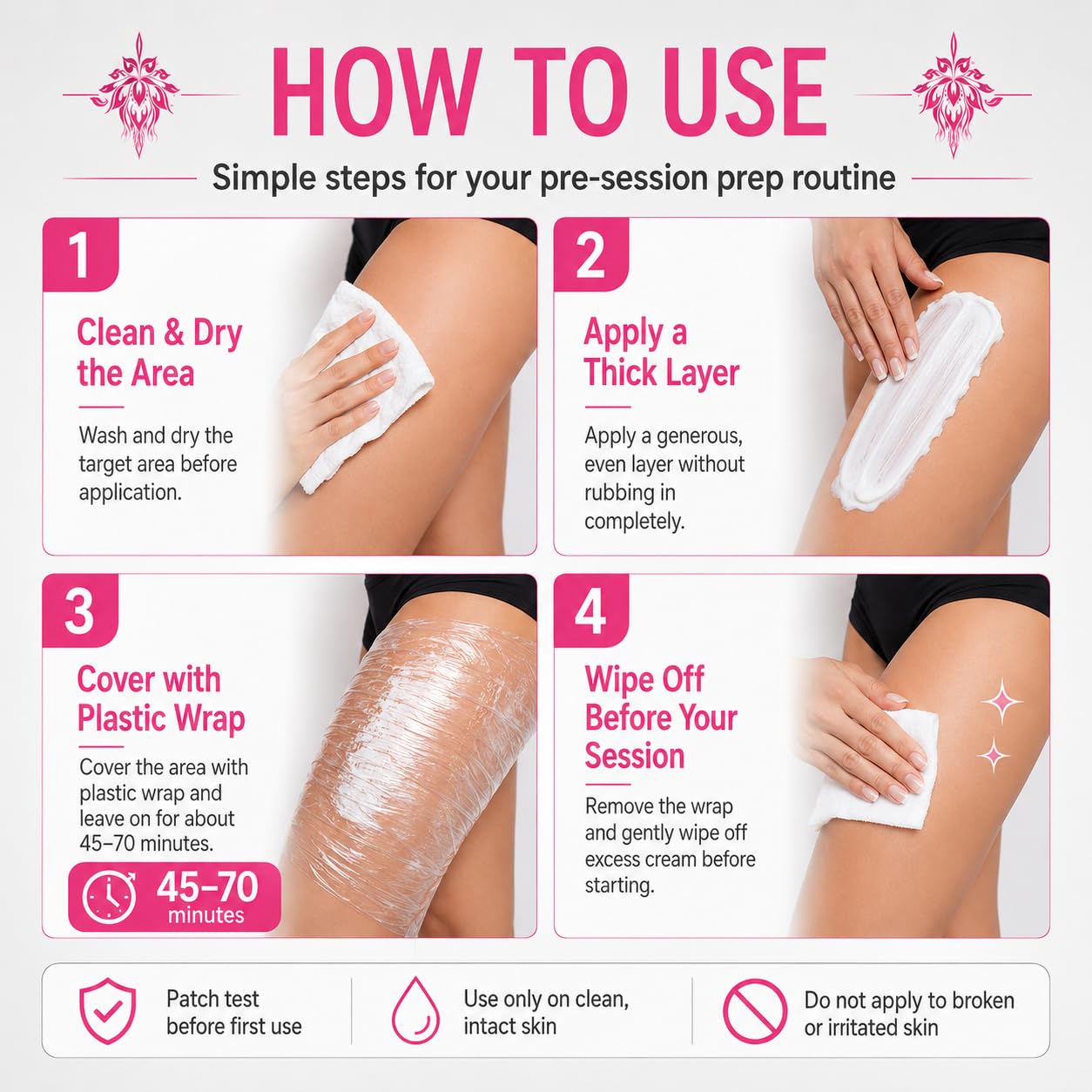 Tattoo Numbing Cream Comfort Cream, Tattoo Balm, Soothing and Fast Absorbing, Non-Greasy Formula Vegan Cream, 120 g/4.23 OZ