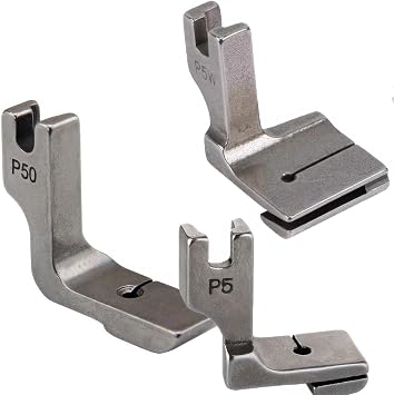 3Pcs آلة الخياطة الصناعية طقم قدم ضاغط - يشمل جمع & مطوي قدم P5، P50، P5W، متوافق مع JUKI، شقيق، وأكثر من ذلك لخياطة المهنية