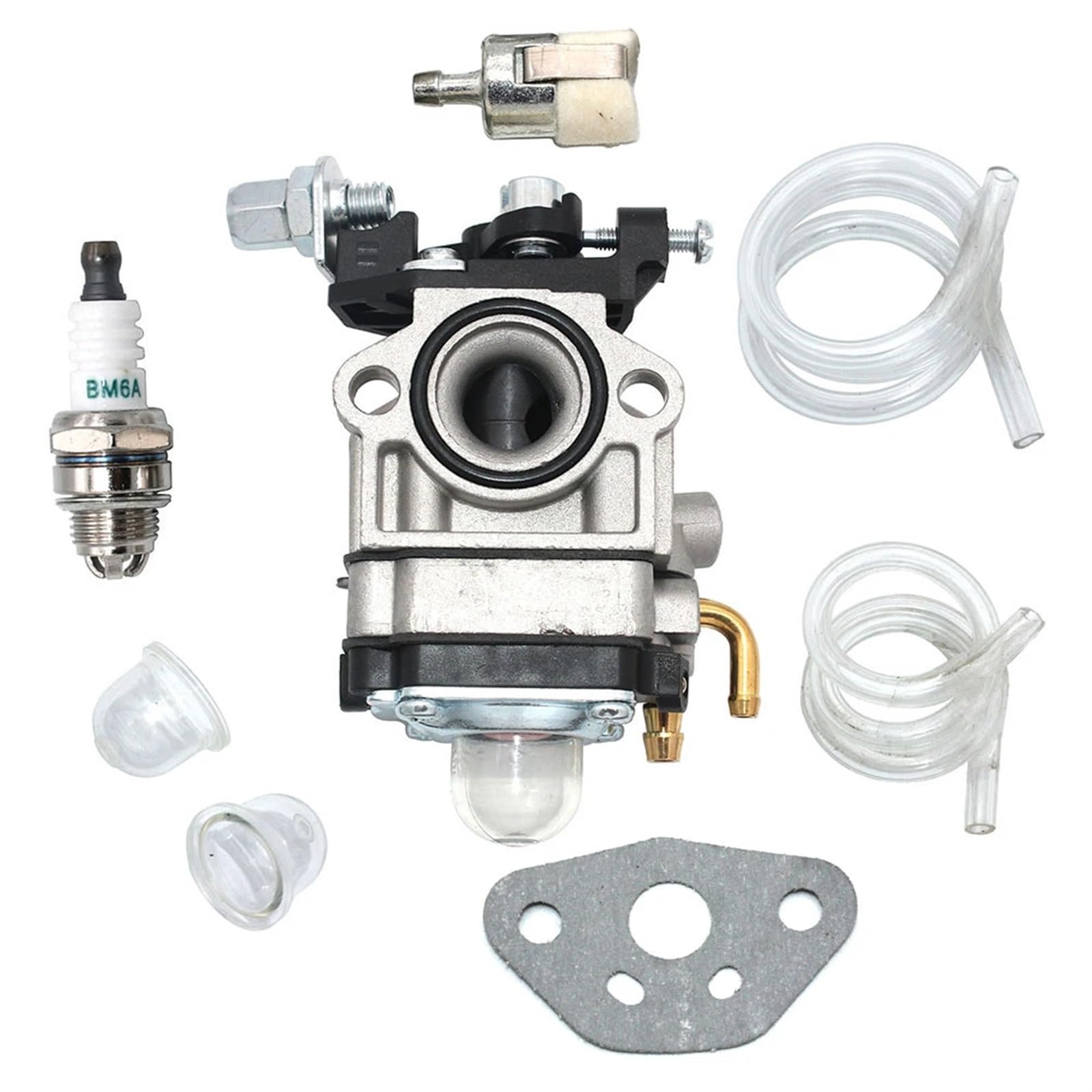 Conjunto carburador automóvil Carburador para 125E 125R 125LD 125RD 132L 132LD 132RD 132R Kit de repuesto desbrozadora